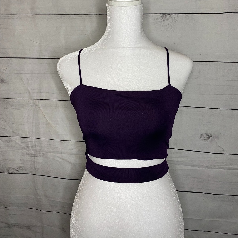 Purple Crop Top